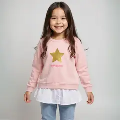 YAMP - Saco Niña con Estampado Algodón