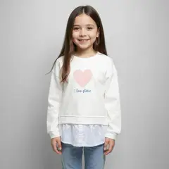 YAMP - Saco Niña con Estampado Algodón