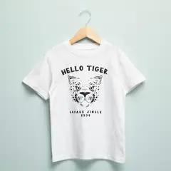 YAMP - Camiseta Niño con Estampado Manga corta Algodón
