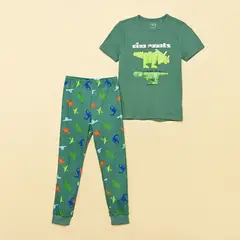 YAMP - Pijama Cintura elásticada para Niño 2 piezas de Algodón