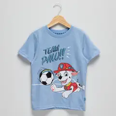 PAW PATROL - Camiseta Niño con Estampado Manga corta Algodón