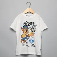 PAW PATROL - Camiseta Niño con Estampado Manga corta Algodón