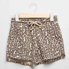YAMP - Short para Niña Cintura elásticada de Algodón