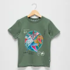 JURASSIC WORLD - Camiseta Niño con Estampado Manga corta Algodón