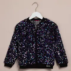 BARBIE - Chaqueta Niña Lentejuelas