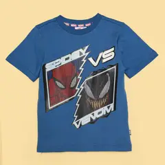 SPIDER MAN - Camiseta Niño con Estampado Spiderman Manga corta Algodón Spider-man