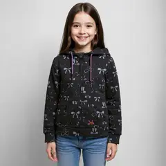 YAMP - Saco Niña con Estampado Con capucha