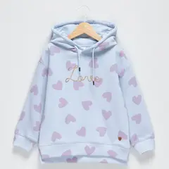 YAMP - Saco Niña con Estampado Con capucha