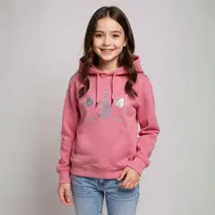 YAMP - Saco Niña con Estampado Con capucha