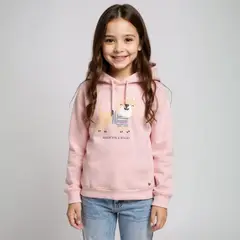 YAMP - Saco Niña con Estampado Con capucha