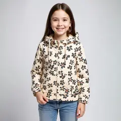 YAMP - Saco Niña con Estampado Con capucha