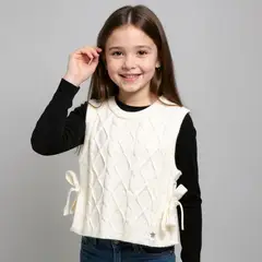 YAMP - Chaleco Niña Trenzado