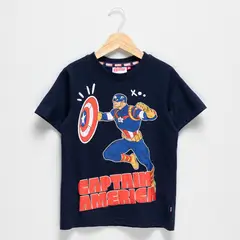 DISNEY - Camiseta Niño con Estampado Avengers Manga corta Algodón Avengers