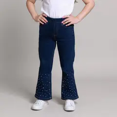 YAMP - Jean Niña Cintura elásticada Algodón