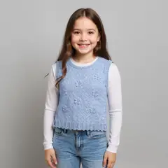 YAMP - Chaleco Niña Bordado