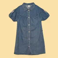 CONIGLIO - Vestido Niña Manga corta Algodón