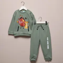 undefined - Sets Saco manga larga + Pantalón para Bebé niño en Algodón Rey Leon