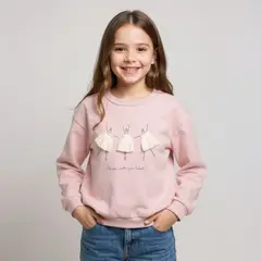 YAMP - Saco Niña Con aplique Algodón