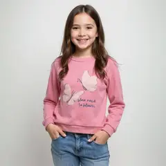 YAMP - Saco Niña Con aplique Algodón