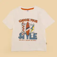 YAMP - Camiseta Niño Manga corta Algodón
