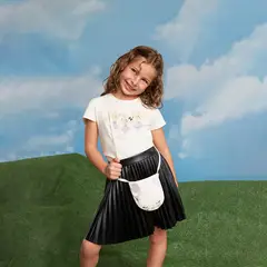 YAMP - Camiseta Niña Manga corta Algodón