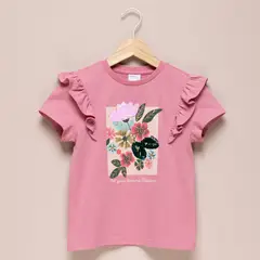 YAMP - Camiseta Niña Boleros Manga corta