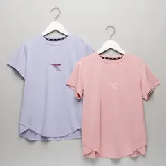 DIADORA - Camisetas deportivas Niña Pack de 2 unidades Manga corta