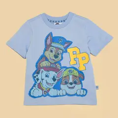 PAW PATROL - Camiseta Niño con Estampado Manga corta Algodón