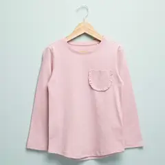 YAMP - Camiseta Niña Manga larga Algodón