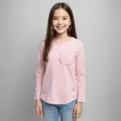 YAMP - Camiseta Niña Manga larga Algodón