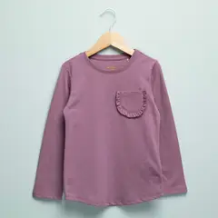 YAMP - Camiseta Niña Manga larga Algodón