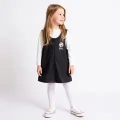 BARBIE - Jardinera Niña Efecto cuero