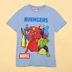 AVENGERS - Camiseta Niño con Estampado Manga corta Algodón
