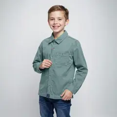 CONIGLIO - Camisa Niño Manga larga Algodón