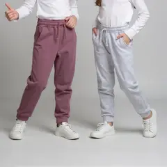 YAMP - Jogger Niña Pack de 2 unidades con Cintura elásticada Algodón