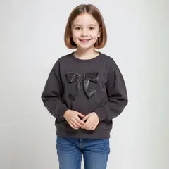 YAMP - Saco Niña Con aplique Algodón
