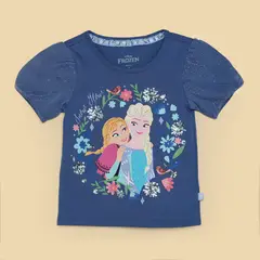 DISNEY - Camiseta Niña Manga corta Algodón Frozen