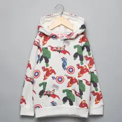 DISNEY - Saco Niño con Estampado Con capucha Avengers Algodón Avengers