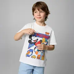 STD CHARACTERS - Camiseta Niño con Estampado Manga corta Algodón