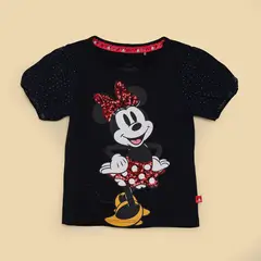 MINNIE - Camiseta Niña Manga corta Algodón