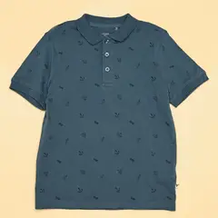 YAMP - Camiseta polo para Niño Manga corta Algodón