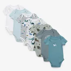 YAMP - Bodies Bebé niña Pack de 7 unidades  Algodón