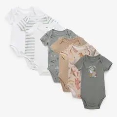 YAMP - Bodies Bebé niña Pack de 7 unidades  Algodón