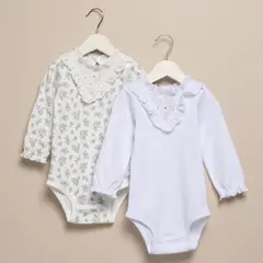 YAMP - Bodies Bebé niña Pack de 2 unidades Algodón