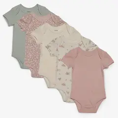 YAMP - Bodies Bebé niña Pack de 5 unidades  Algodón