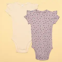 YAMP - Bodies Bebé niña Pack de 2 unidades  Algodón