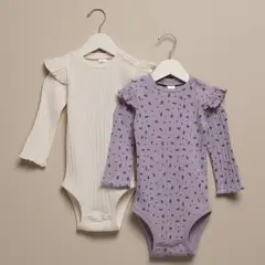 YAMP - Bodies Bebé niña Pack de 2 unidades Algodón