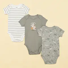 YAMP - Bodies Bebé niño Pack de 3 unidades  Algodón