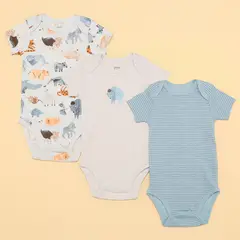YAMP - Bodies Bebé niño Pack de 3 unidades  Algodón