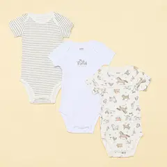 YAMP - Bodies Bebé niño Pack de 3 unidades  Algodón